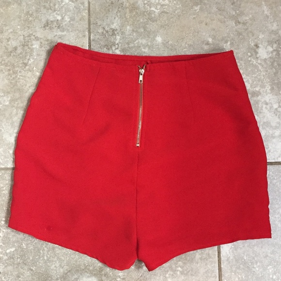 Red Skort with Silver Buckle - Picture 3 of 6